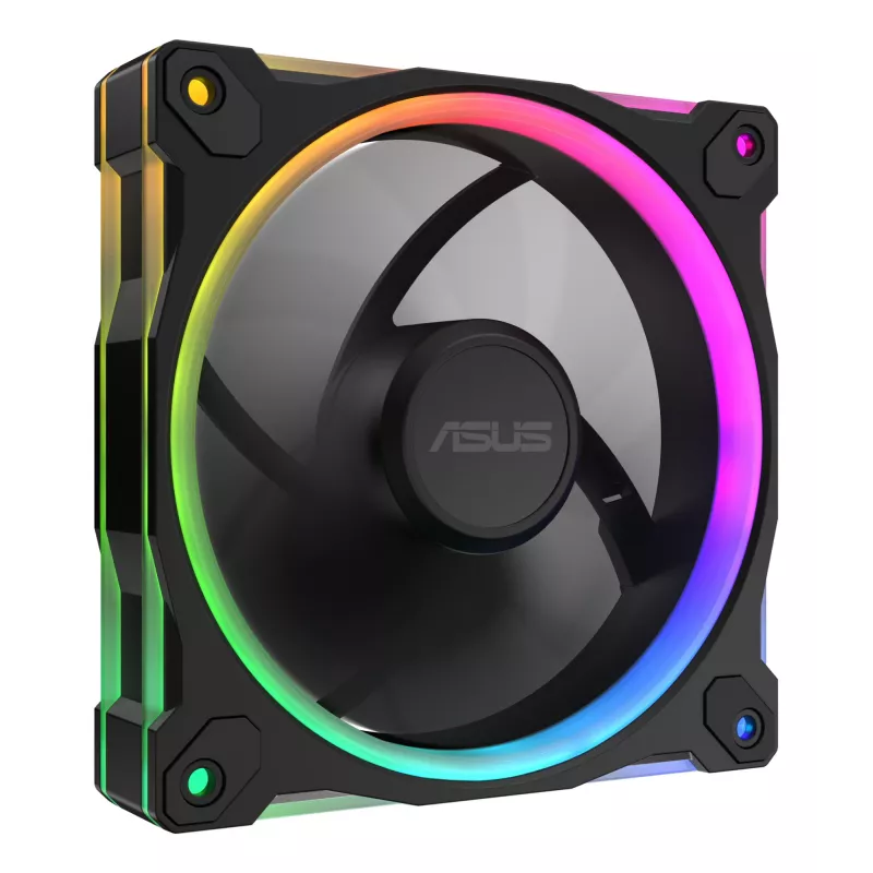 Ventola ASUS Prime MR120 ARGB nero 12 cm cuscinetto a slittamento