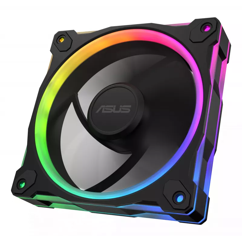 Ventola ASUS Prime MR120 ARGB nero 12 cm cuscinetto a slittamento