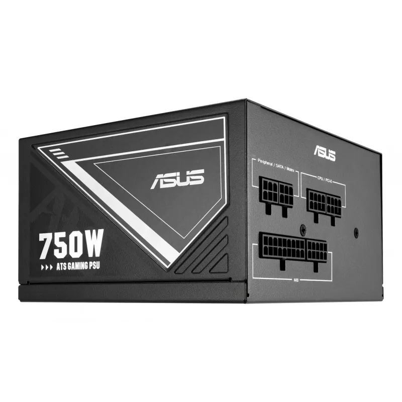Alimentatore ASUS ATS-750G 750 W, 20+4-Pin ATX, 80 PLUS Gold, nero