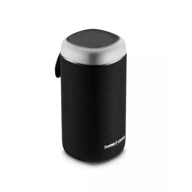Altoparlante Bluetooth CANTON Glow Pro di HAMA, nero, jack 3,5 mm, effetti luminosi LED