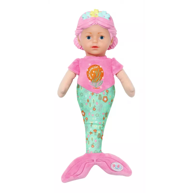 Bambola neonato BABY born Sirena 33 cm lavabile multicolore