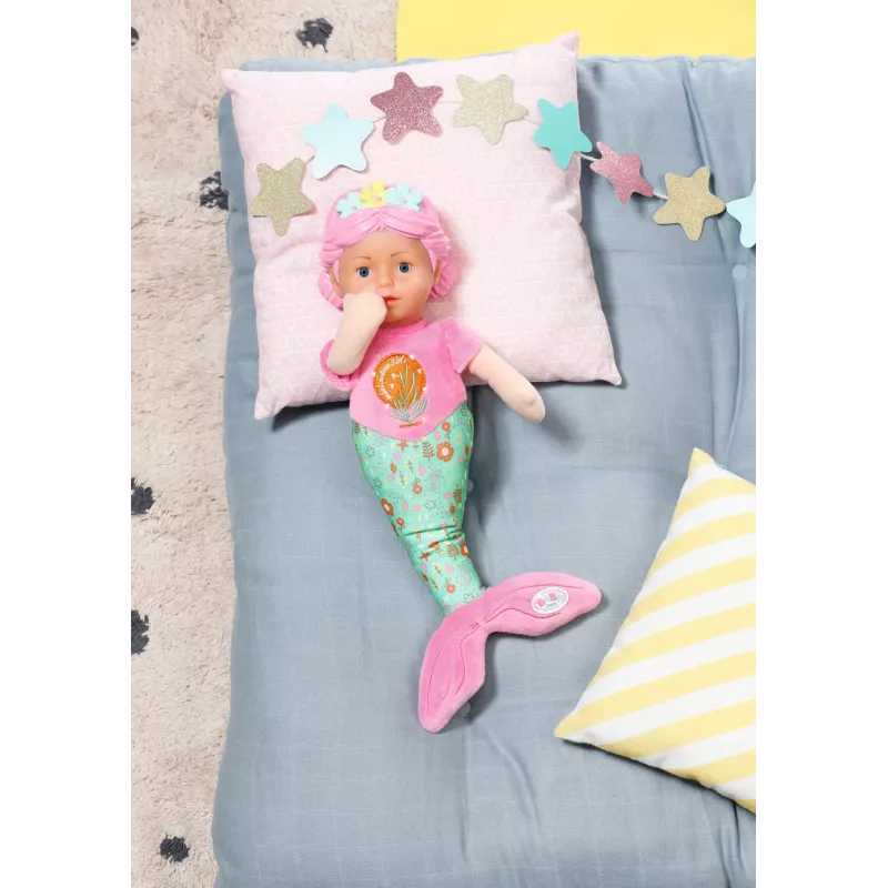 Bambola neonato BABY born Sirena 33 cm lavabile multicolore