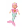 Bambola neonato BABY born Sirena 33 cm lavabile multicolore