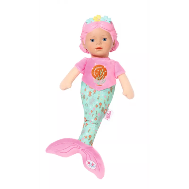 Bambola neonato BABY born Sirena 33 cm lavabile multicolore