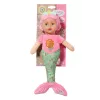 Bambola neonato BABY born Sirena 33 cm lavabile multicolore