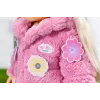 Set vestiti per bambole BABY born Set cappotto rosa 43 cm pieghevole