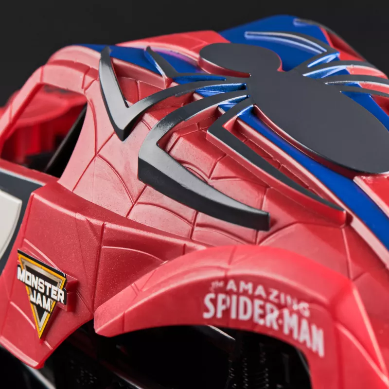 Monster Jam, Marvel The Amazing Spider-Man Monster Truck RC, scala 1:24, giocattolo per bambini e bambine da 4 anni