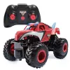 Monster Jam, Marvel The Amazing Spider-Man Monster Truck RC, scala 1:24, giocattolo per bambini e bambine da 4 anni