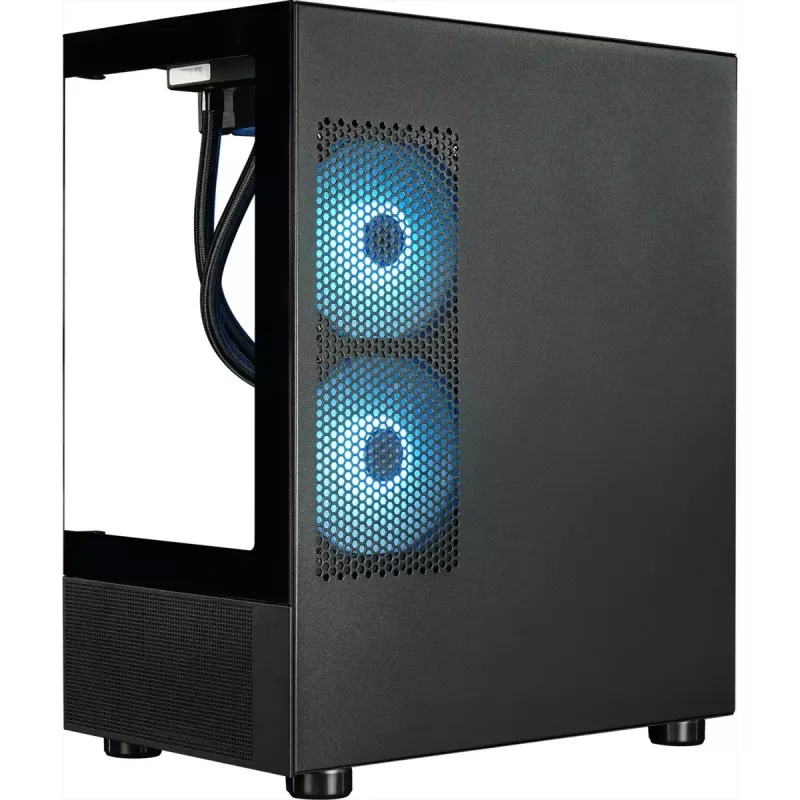 PC da gaming desktop THERMALTAKE FTW A-Line LCS 5060 nero/trasparente con Windows 11 Pro