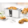 Tostapane Unold Design Dual 4 fette 1350 W nero bianco