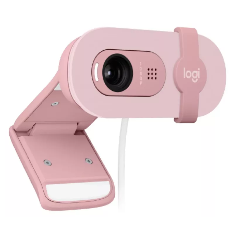 LOGITECH Brio 100 Webcam Full HD rosa