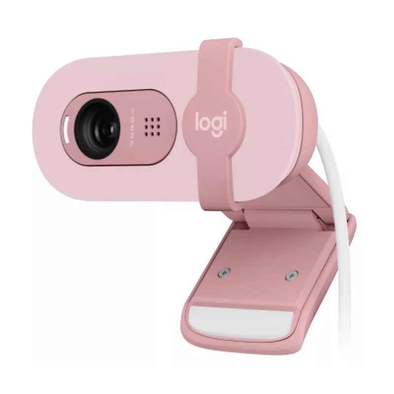 LOGITECH Brio 100 Webcam Full HD rosa
