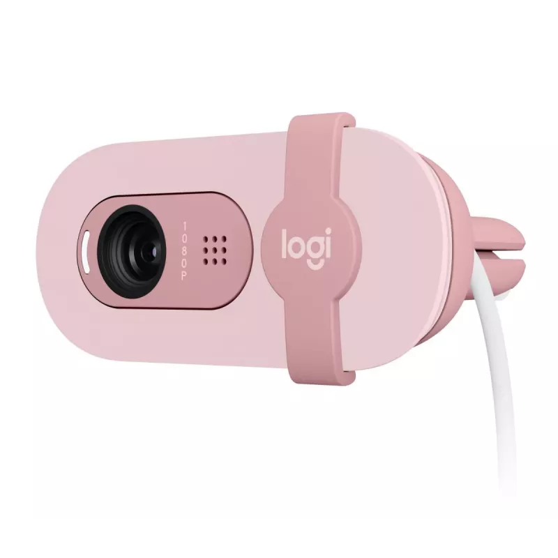 LOGITECH Brio 100 Webcam Full HD rosa