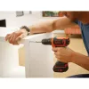 Trapano a pistola Black & Decker BDCDD12-QW, senza chiave, 1.5 Ah
