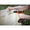 Trapano a pistola Black & Decker BDCDD12-QW, senza chiave, 1.5 Ah