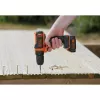 Trapano a pistola Black & Decker BDCDD12-QW, senza chiave, 1.5 Ah