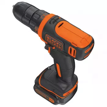 Trapano a pistola Black & Decker BDCDD12-QW, senza chiave, 1.5 Ah