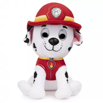 PAW Patrol GUND Marshall ufficiale in uniforme da pompiere firmata peluche, peluche per bambini da 1 anno, 15 cm