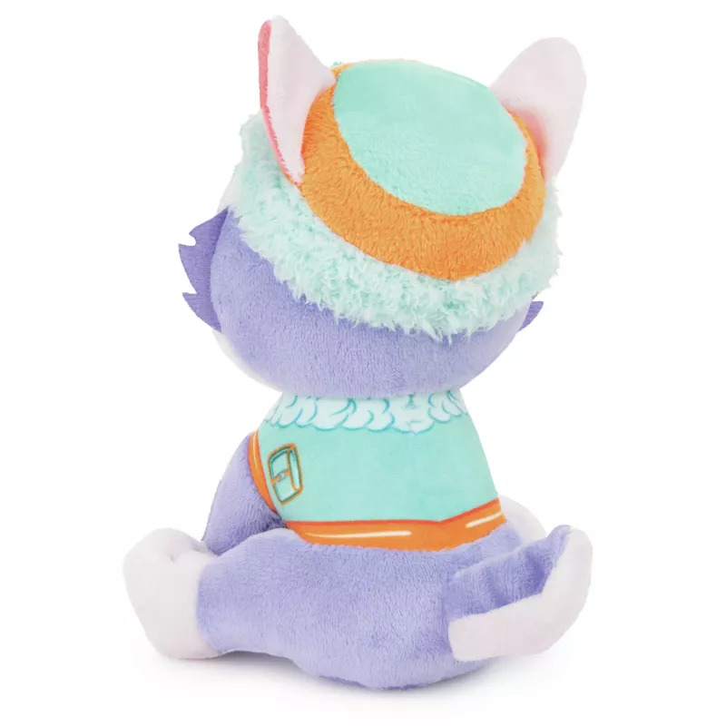 PAW Patrol GUND Peluche ufficiale Everest in uniforme da soccorso sulla neve, peluche per bambini da 1 anno, 15 cm