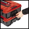 Cassetta per piccole parti Einhell E-Case S-F polipropilene nero rosso 42x28x9,5 cm