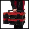 Cassetta per piccole parti Einhell E-Case S-F polipropilene nero rosso 42x28x9,5 cm