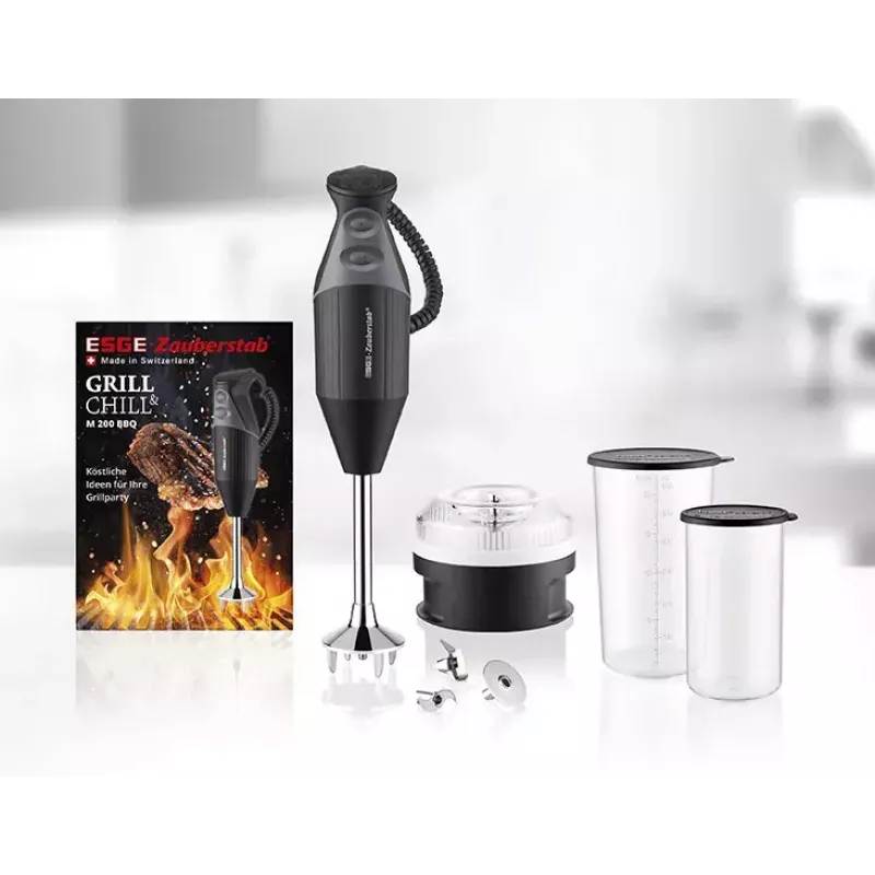 ESGE M 200 BBQ 10 L Frullatore a immersione 200 W nero, cromo