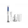 Frullatore a mano Braun Household MultiQuick 3 MQ30202M, 900 W, bianco/blu, con tritatutto e frusta