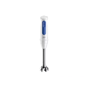 Frullatore a mano Braun Household MultiQuick 3 MQ30202M, 900 W, bianco/blu, con tritatutto e frusta