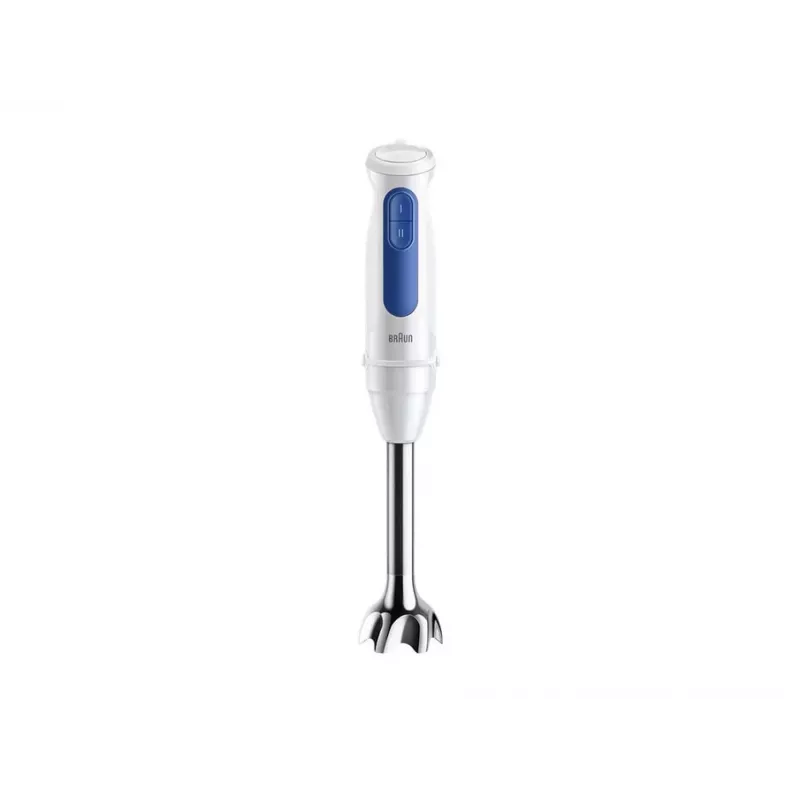 Frullatore a mano Braun Household MultiQuick 3 MQ30202M, 900 W, bianco/blu, con tritatutto e frusta