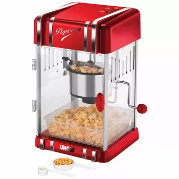 Unold 48535 Macchina per popcorn rossa, argento 300 W
