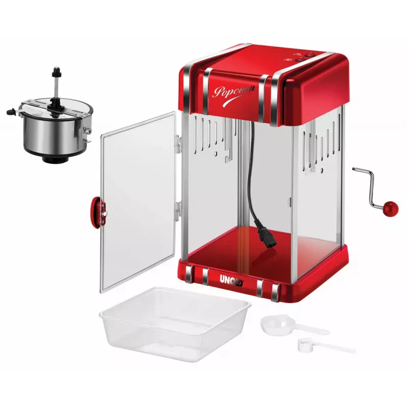 Unold 48535 Macchina per popcorn rossa, argento 300 W