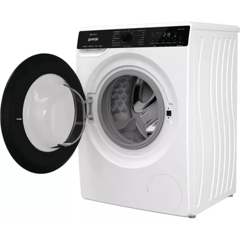 Gorenje WPNA94A1TS lavatrice a carica frontale 9 kg, 1400 giri/min, ConnectLife Wi-Fi, bianco/nero