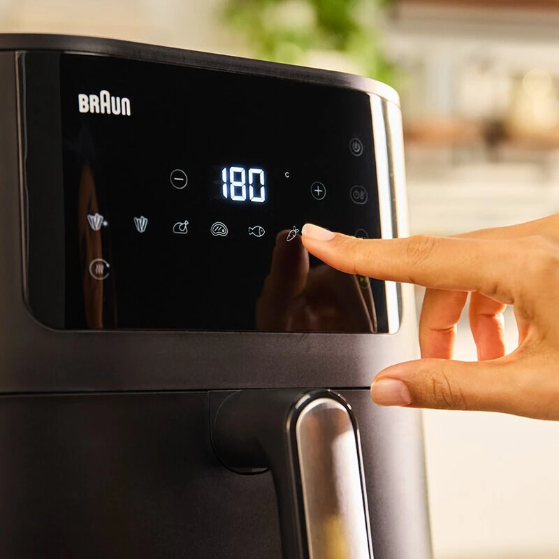 Friggitrice ad aria Braun Household MultiFry 5 HF5030 — 1700 W, cesto 6,0 l, nero/argento