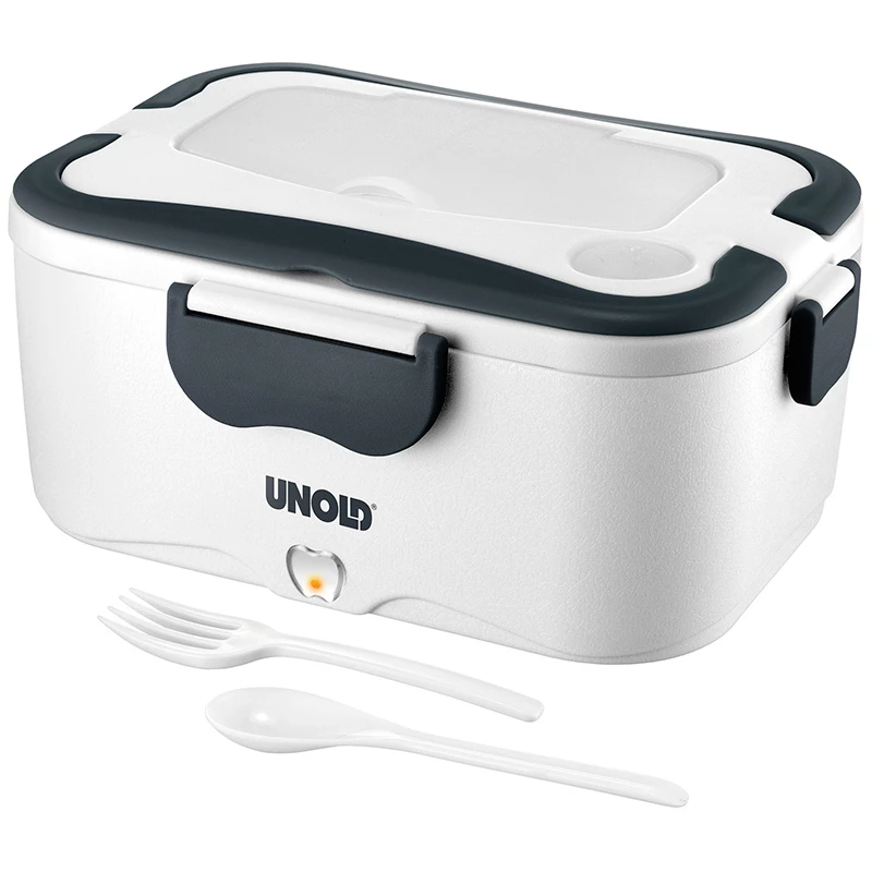 Unold 58850 lunch box elettrico da 1,5 l, contenitore in acciaio inox, bianco