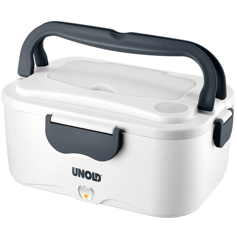 Unold 58850 lunch box elettrico da 1,5 l, contenitore in acciaio inox, bianco