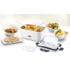 Unold 58850 lunch box elettrico da 1,5 l, contenitore in acciaio inox, bianco