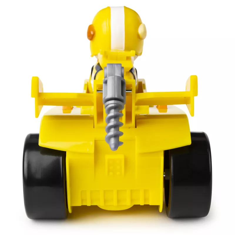 PAW Patrol , Ready, Race, Rescue Veicolo Rubble’s Race & Go Deluxe con suoni, per bambini da 3 anni