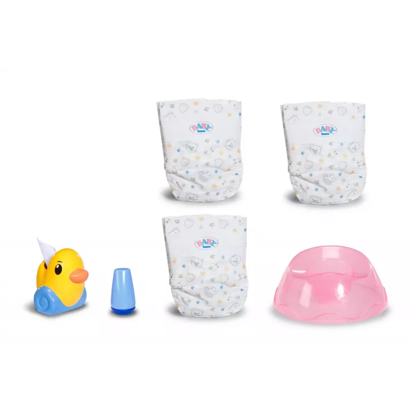 Vasino per bambole ZAPF BABY born set vasino, multicolore, per bambini da 3 anni