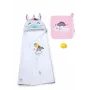 BABY born set asciugamano con cappuccio set bagno per bambole