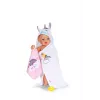 BABY born set asciugamano con cappuccio set bagno per bambole