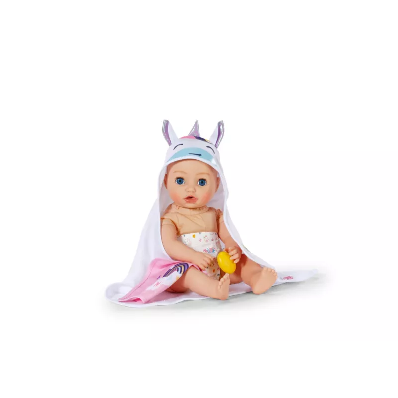 BABY born set asciugamano con cappuccio set bagno per bambole