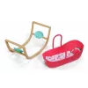 Culla per bambole zapf creation BABY born 3-in-1 Pinplay — mobili per bambole, culla/letto/traportino convertibile