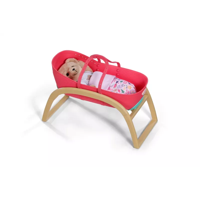 Culla per bambole zapf creation BABY born 3-in-1 Pinplay — mobili per bambole, culla/letto/traportino convertibile