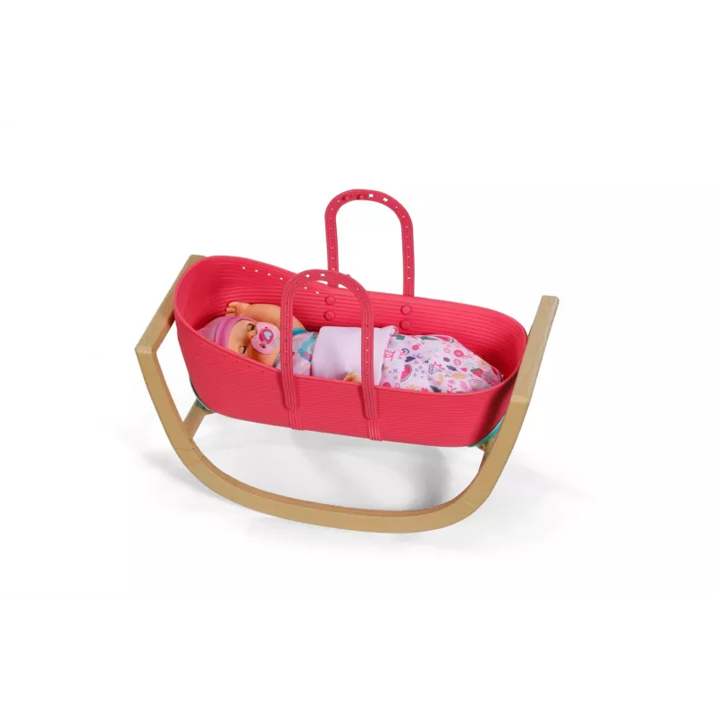 Culla per bambole zapf creation BABY born 3-in-1 Pinplay — mobili per bambole, culla/letto/traportino convertibile