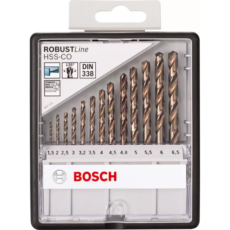 Set punte Bosch HSS punte elicoidali Cobalt 2607019926