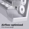 Case per PC AEROCOOL case Midi P500A bianco — case Midi-Tower ATX, finitura bianca
