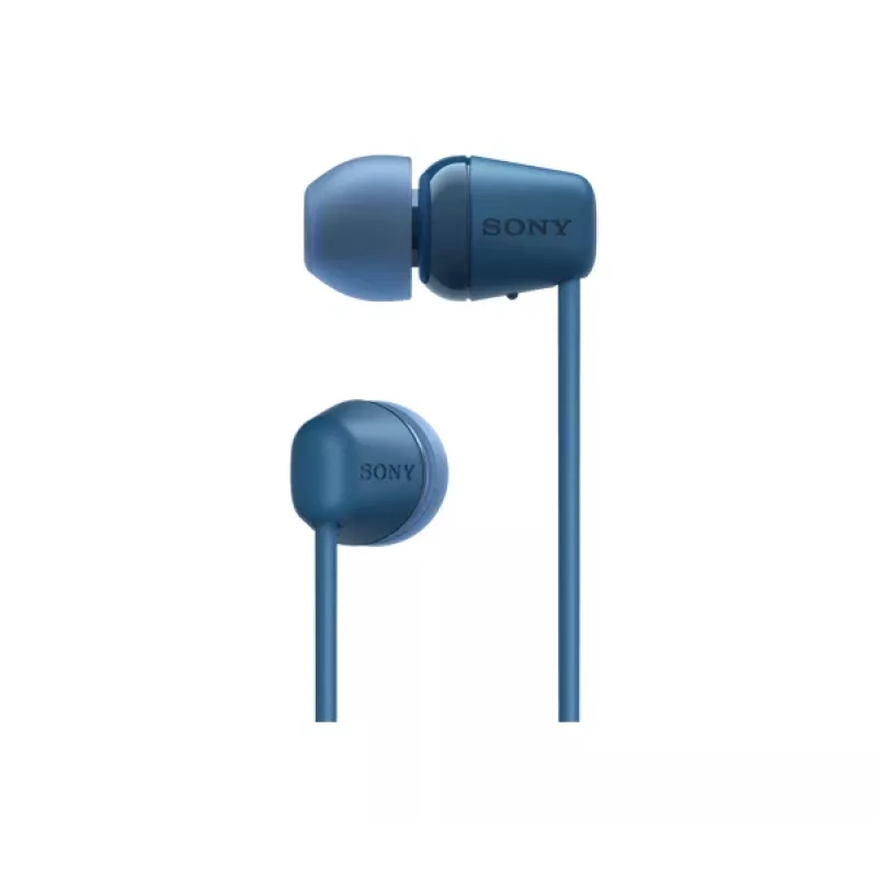 Sony WI-C100 cuffie wireless in-ear chiamate/musica Bluetooth blu