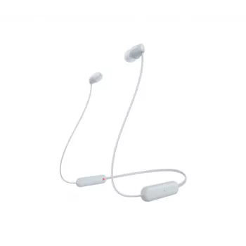 Sony WI-C100 cuffie wireless in-ear chiamate/musica Bluetooth bianco