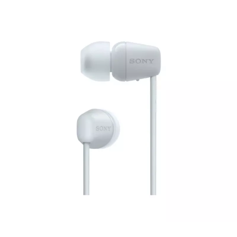 Sony WI-C100 cuffie wireless in-ear chiamate/musica Bluetooth bianco