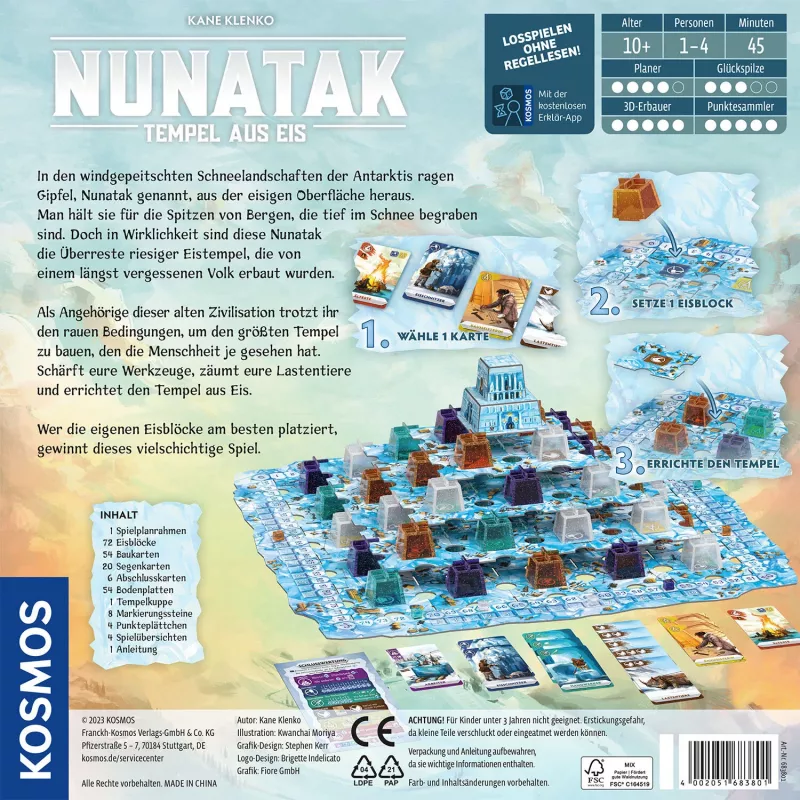 Kosmos Nunatak 45 min puzzle da tavolo